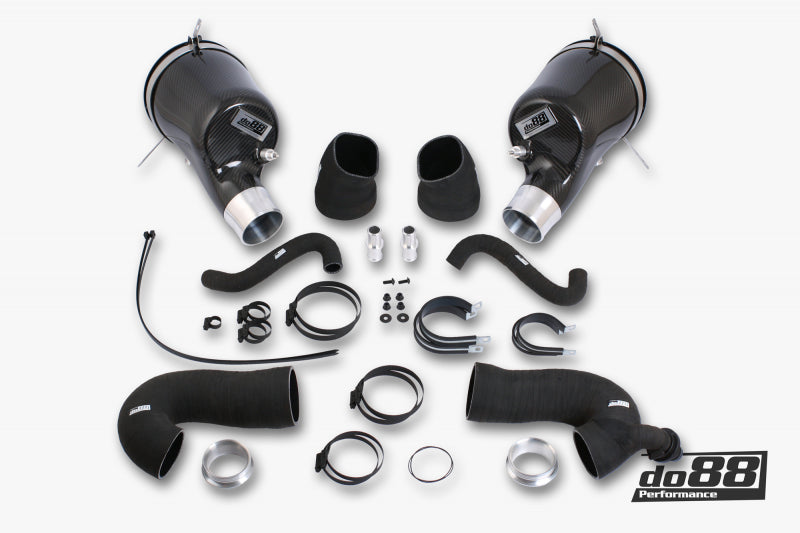 do88 2019-2025 Porsche 911 Carrera (992.1/992.2) Induction System w/80mm Outlet & Turbo Inlet Hoses (dobLF-160-ST-80-212)