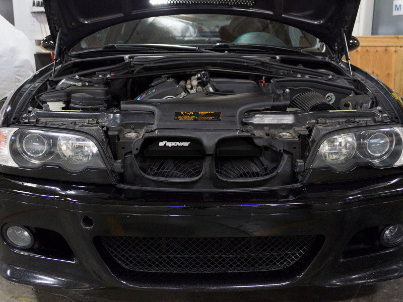aFe MagnumFORCE Intakes Scoops AIS BMW 3-Series/ M3 (E46) 2001-2006 L6 - Black (afe54-10468) - photo 3