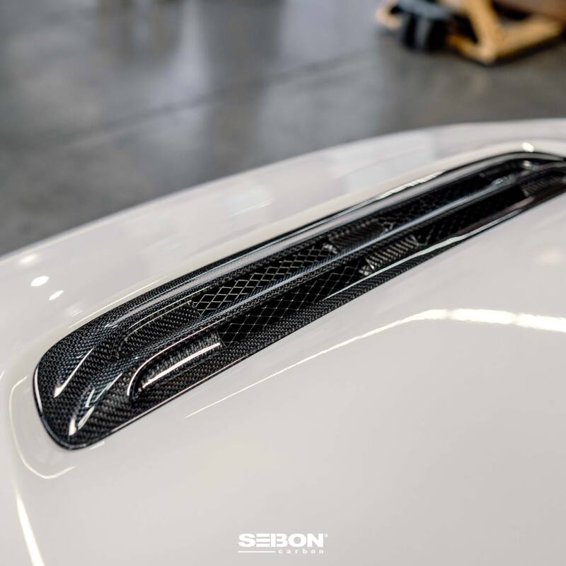 Seibon 2023 Honda Civic Type R Carbon Fiber Hood Scoop - photo 5