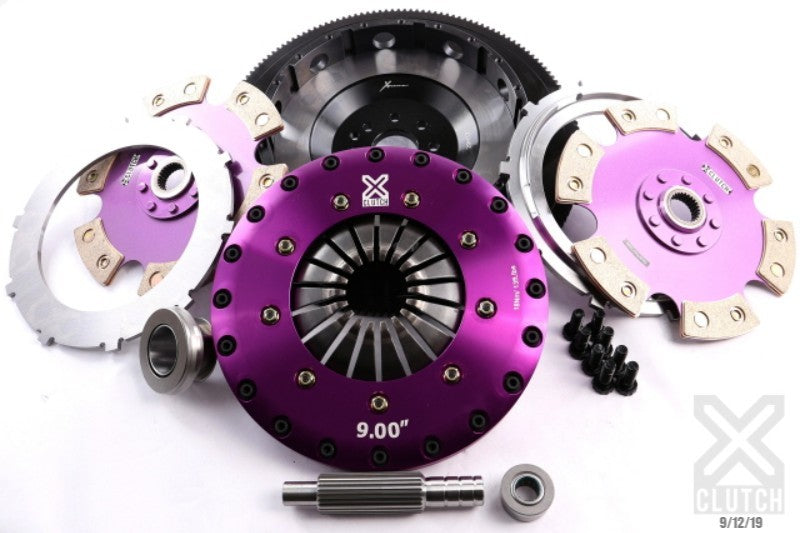 XCLUTCH 96-04 Ford Mustang GT 4.6L 9in Twin Solid Ceramic Clutch Kit