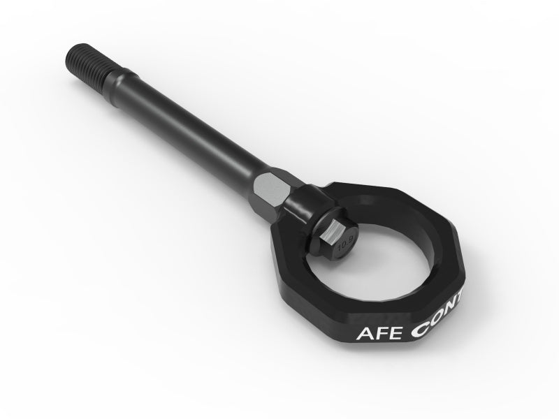 aFe 20-24 Chevrolet Corvette Control Front Tow Hook (Black) (450-401014-B)
