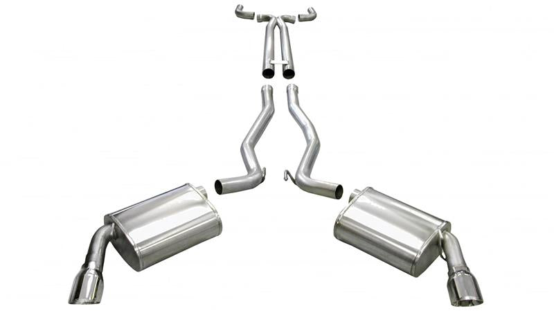 CORSA Performance 2011-2015 Chevrolet Camaro Convertible SS 6.2L V8 Manual Polished Sport Cat-Back + XO Exhaust - photo 4