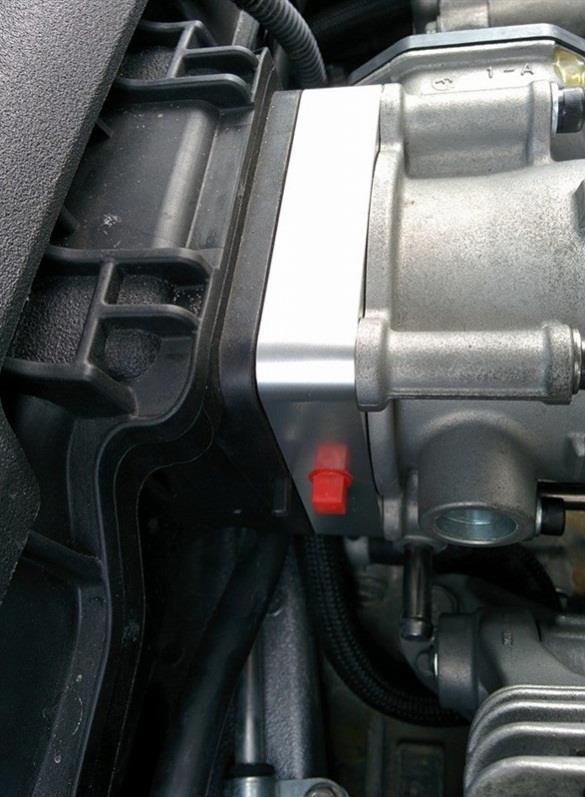 Torque Solution Throttle Body Spacer 2013+ Subaru BRZ/Scion FR-S - Silver (tqsTS-TBS-023) - photo 6