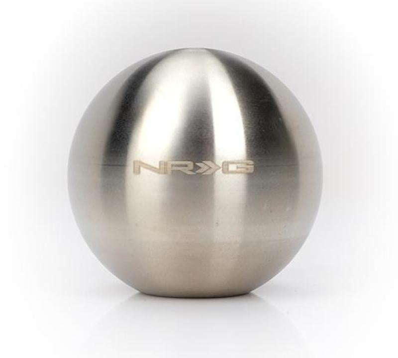 NRG Silver Titanium Round Shifter Heavy Weight (SK-350SL)
