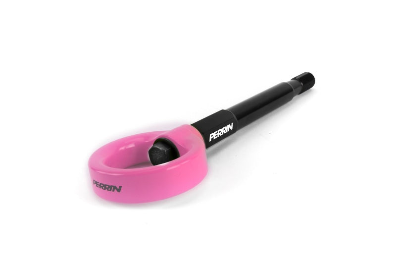 Perrin 13-26 Subaru BRZ / 13-20 Scion FR-S & Toyota 86 / 22-26 GR86 Tow Hook Kit (Rear) - Hyper Pink (PSP-BDY-255HP)