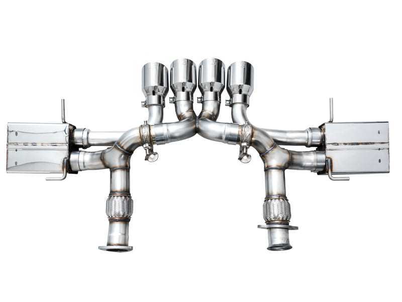 AWE Tuning 2023-2025 Chevrolet C8 Corvette Z06 5.5L SwitchPath Exhaust System - Chrome Silver Tips - photo 4