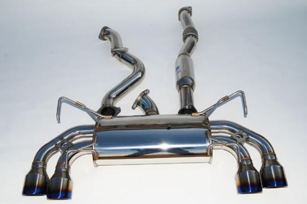 Invidia 2008-2011 STi Hatch / 2011 WRX Hatch Dual Q300 Titanium Tip Cat-Back Exhaust
