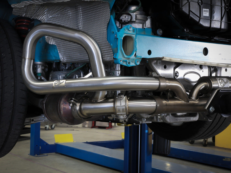 aFe 2014-2016 Porsche 911 GT3 991.1 H6 3.8L MACH Force-Xp 304 Stainless Steel Cat-Back Exhaust System with Brushed Tips - photo 5