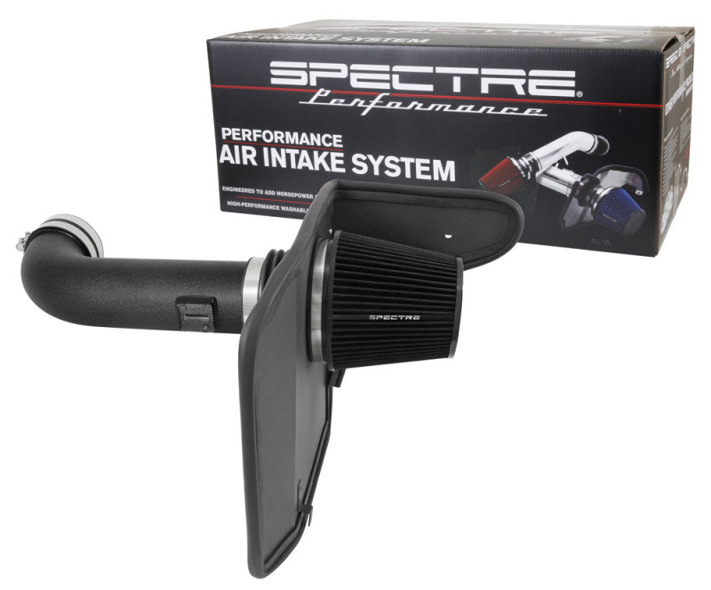 Spectre 2010-2015 Chevy Camaro V8-6.2L F/I Air Intake Kit - Black w/ Black Filter (spe99080K) - photo 3