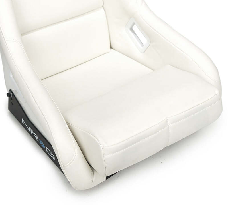 NRG FRP Bucket Seat White Vinyl Material (Large) (FRP-302WT-V) - photo 4