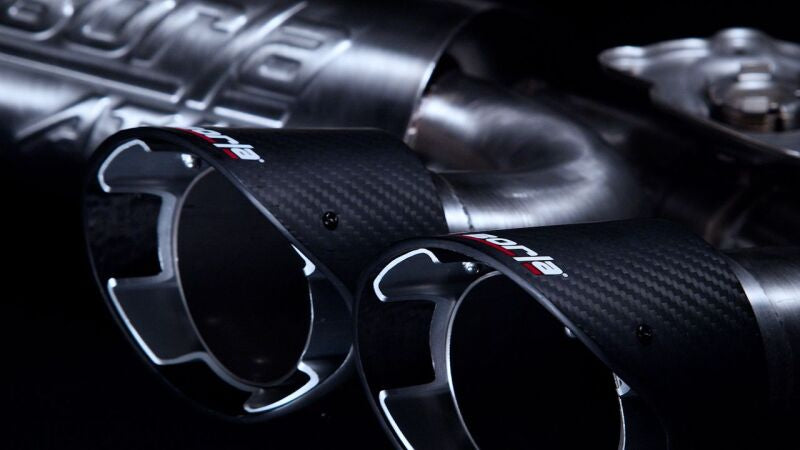 Borla 2020 Chevrolet Corvette C8 6.2L ATAK 3in Exhaust System Dual Round Angle Cut Carbon Fiber Tips - photo 3