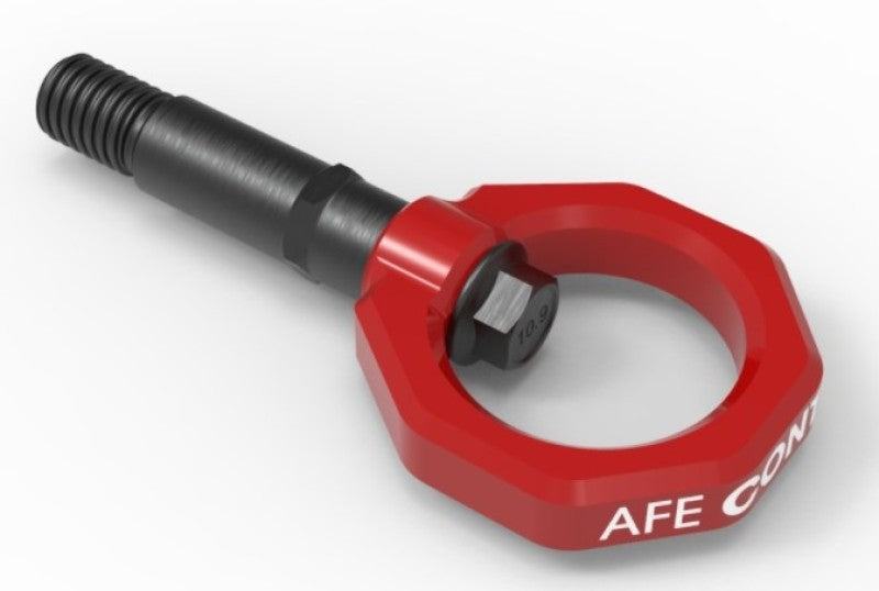 aFe Control Rear Tow Hook Red 20-21 Toyota GR Supra (A90) (450-721002-R)