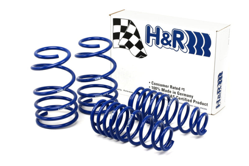 H&R Super Sport Springs for 2005–2009 Ford Mustang/Convertible/GT/Shelby GT/Shelby GT-H V6/V8 (51655-77)