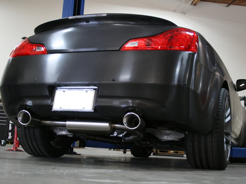 aFe Takeda 2-1/2in 304 Stainless Steel Cat-Back Exhaust Infiniti G37 08-13/Q60 2014-2015 V6-3.7 with Polished Tips - photo 5