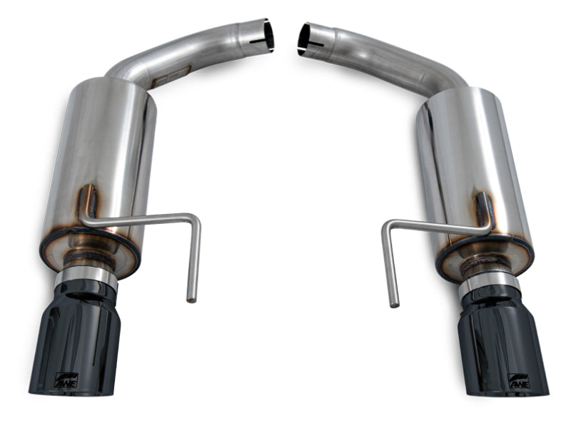 AWE Tuning S550 Mustang EcoBoost Axle-Back Exhaust - Touring Edition (Diamond Black Tips) - photo 2