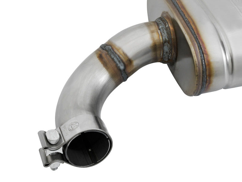 aFe MACH Force-Xp 2.5in 409 Stainless Axle-Back Exhaust with Stainless Tips 2015-2017 Ford Mustang I4-2.3L - photo 5