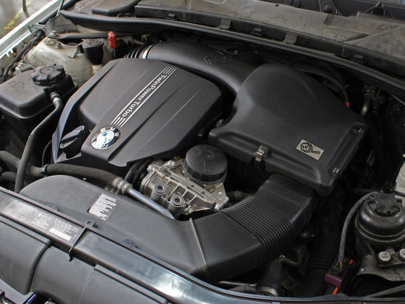 aFe MagnumFORCE Intake System Cover, Black, 2011-2013 BMW 335i/xi E9x 3.0L N55 (t) (afe54-31918-B) - photo 5