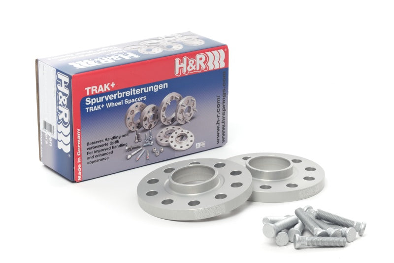 H&R Trak+ 10mm DRS-MZ Wheel Spacers - 5x108 - 63.6mm Center Bore - 14x1.50 Thread - Black (2035634MZ5SW)