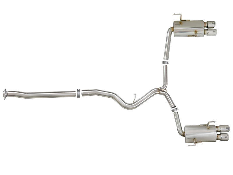 aFe Takeda 3in Stainless Steel Exhaust Cat-Back 2015-2016 Subaru WRX/STI 2.0L/2.5L Polished Tips - photo 6