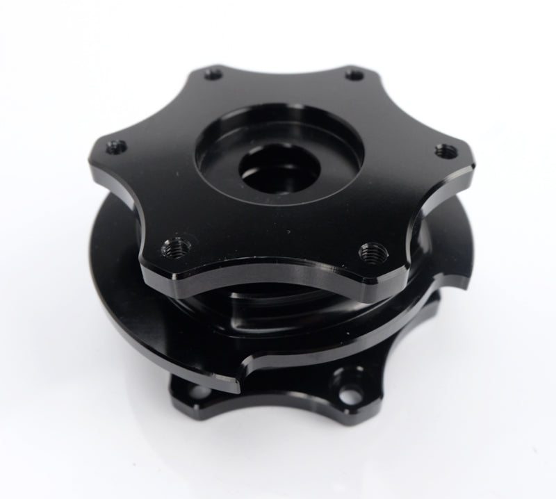 NRG Quick Release SFI SPEC 42.1 - Shiny Black Body / Shiny Black Ring (SRK-R200BK-BK) - photo 2