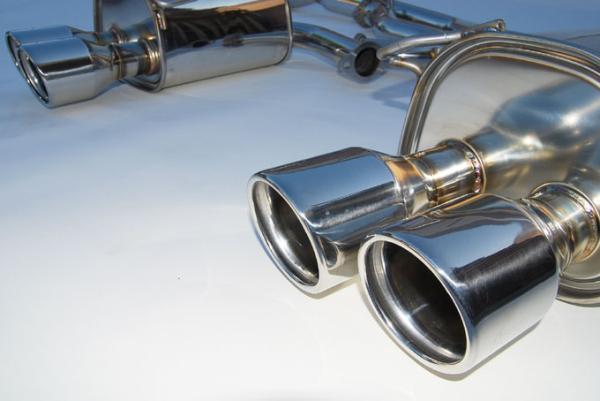 Invidia 2011+ STI/WRX Sedan Only 76mm Q300 Stainless Steel Tip Cat-Back Exhaust - photo 2