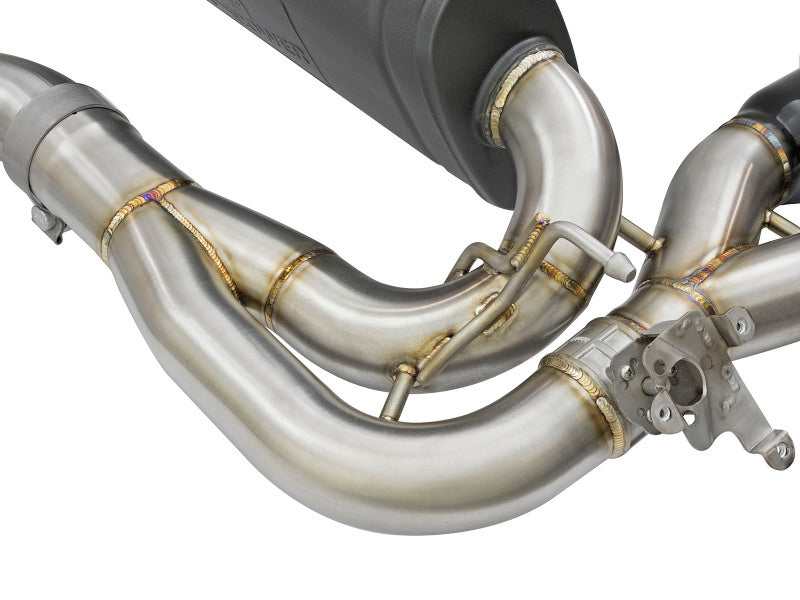 aFe 2016-2018 BMW M2 L6-3.0L MACH Force-Xp 3in to 2.5in 304 Stainless Steel Cat-Back Exhaust System-Quad Black Tips - photo 4
