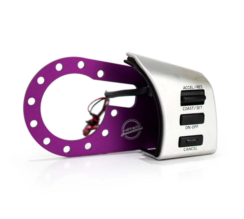 NRG Steering Wheel 350Z Cruise Control Relocation Kit - Purple (STR-500PP-350Z) - photo 2