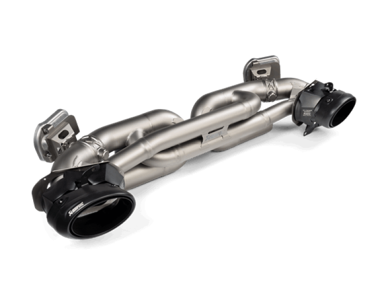 Akrapovic 2020-2021 Porsche 911 Turbo/Turbo S (992) Tail Pipe Set (Titanium) - Black