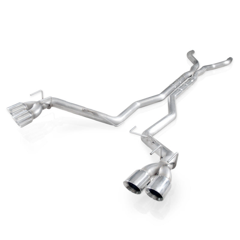 Stainless Works 2012-2015 Camaro ZL1 6.2L 3in Cat-Back Dual Chambered Exhaust X-Pipe Resonator Deletes - photo 2