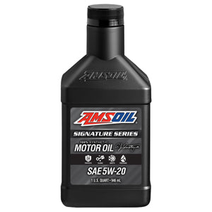 AMSOIL Signature Series 5W-20 100% Synthetic Motor Oil, 1 Quart
