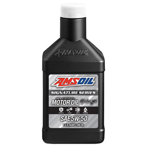 AMSOIL Signature Series 5W-50 100% Synthetic Motor Oil, 1 Quart