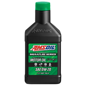 AMSOIL Signature Series 0W-20 100% Synthetic Motor Oil, 1 Quart