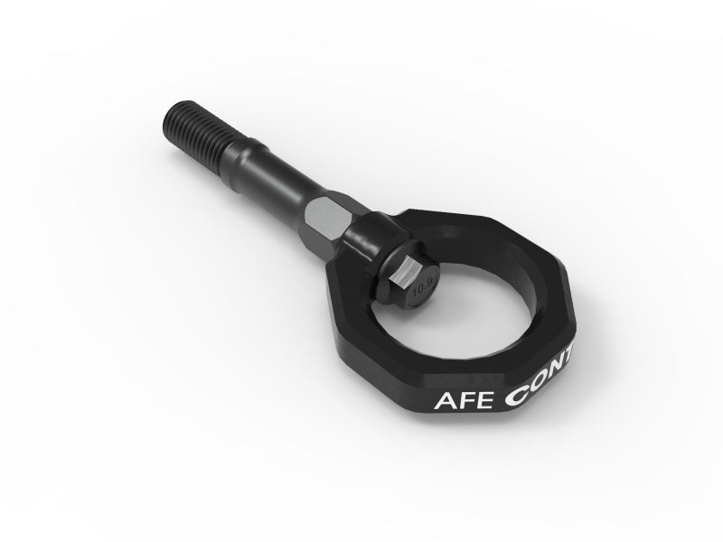 aFe CONTROL Rear Tow Hook Black Chevrolet Corvette (C8) 20-25 (450-401015-B)