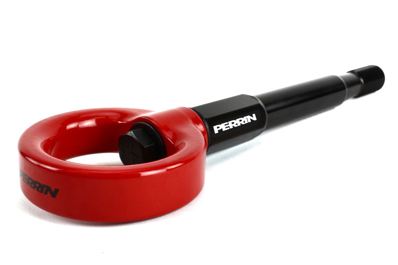 Perrin 08-14 Subaru WRX/STI (Hatchback) Tow Hook Kit (Rear) - Red (PSP-BDY-250RD)
