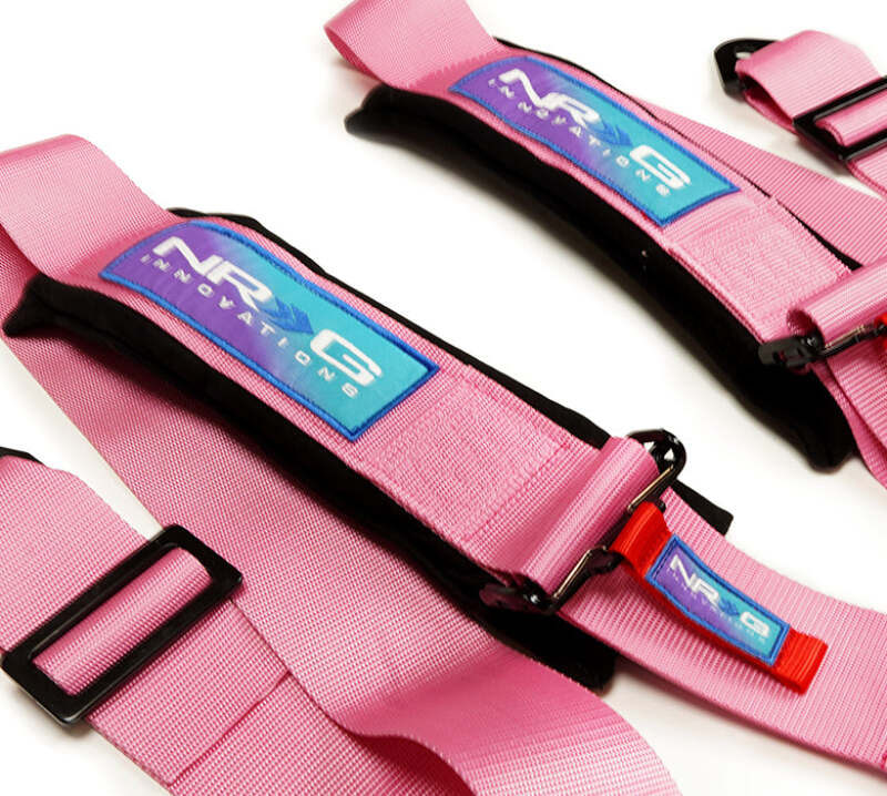 NRG 5PT 3in. Seat Belt Harness / Cam Lock - Pink (SBH-B6PCPK) - photo 3