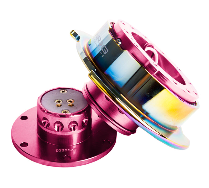 NRG Quick Release Gen 2.5 - Pink Body / Neochrome Ring (SRK-250PK/MC) - photo 2
