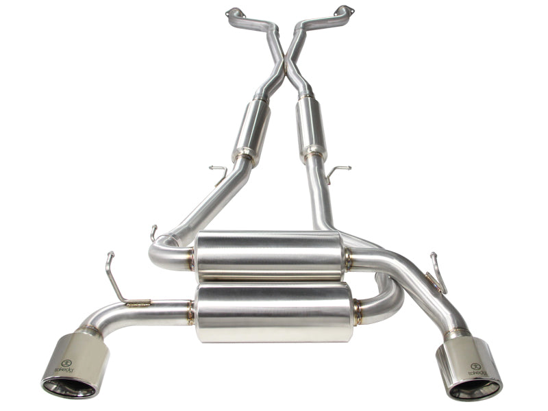 aFe Takeda 2-1/2in 304 Stainless Steel Cat-Back Exhaust Infiniti G37 08-13/Q60 2014-2015 V6-3.7 with Polished Tips - photo 4