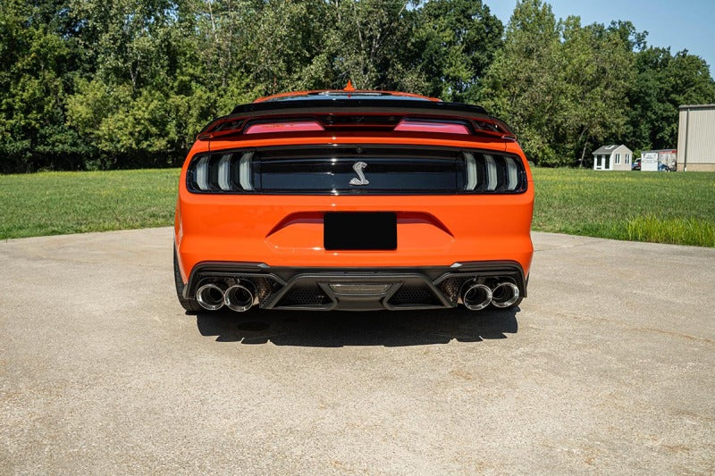 CORSA Performance 2020-2022 Ford Mustang GT500 3.0in Dual Rear Exit Cat-Back with Twin 5.0in Polish Slash Cut Pro Tips - photo 2