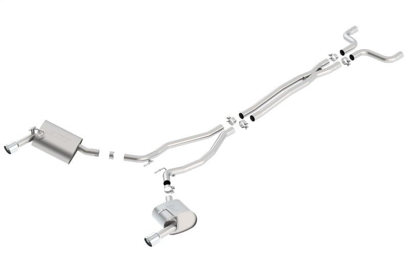 Borla 2014-2015 Camaro 3.6L V6 Single Split Rear Exit Touring Cat-Back Exhaust - photo 2