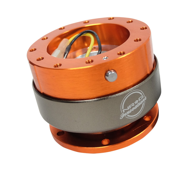 NRG Quick Release Gen 2.0 - Orange Body / Titanium Chrome Ring (SRK-200OR) - photo 3