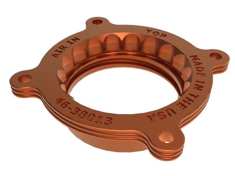 aFe Silver Bullet Throttle Body Spacers TBS 2022-2023 Toyota GR86 H4-2.4L - Orange (afe46-38013)
