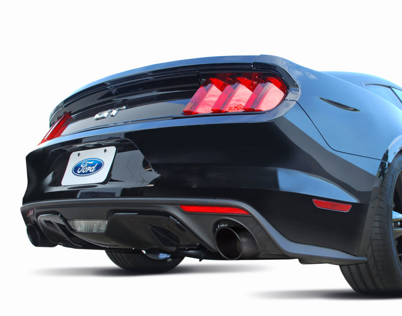 Gibson 2015-2017 Ford Mustang GT 5.0L 3in Cat-Back Dual Exhaust - Black Elite (Ceramic) - photo 2