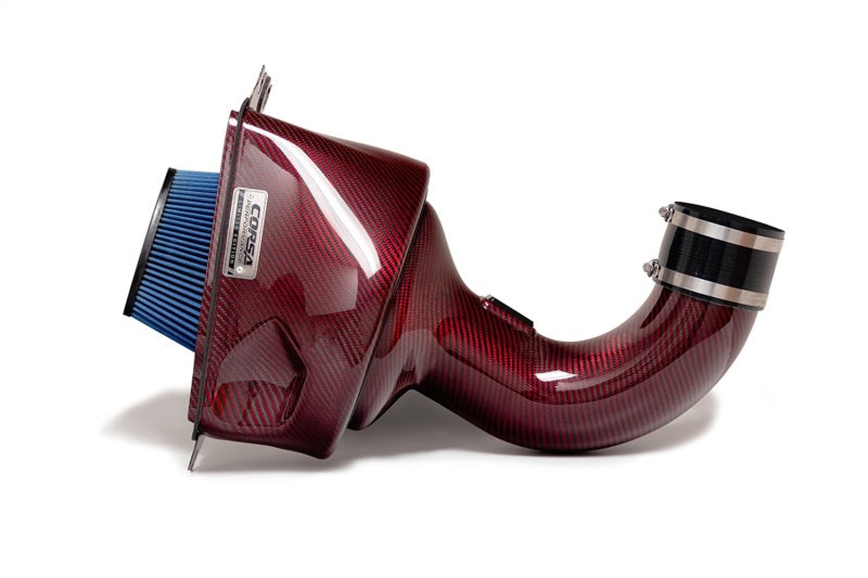 CORSA Performance 2014-2019 Chevrolet Corvette C7 6.2L V8 Red Carbon Fiber Air Intake (Does Not Fit Z06/ZR1) (cor44001-R) - photo 2