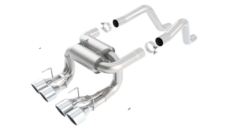 Borla 2006-2012 Chevrolet Corvette Z06/ZR1 6.2L/7.0L 8cyl Aggressive ATAK Exhaust (rear section only) - photo 2