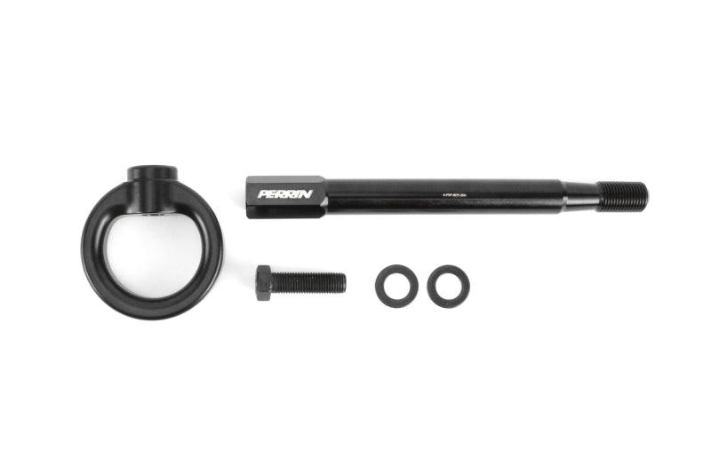 Perrin 08-14 Subaru WRX & STI / 08-11 Impreza / 05-09 Legacy Tow Hook Kit (Front) - Flat Black (PSP-BDY-231BK) - photo 4