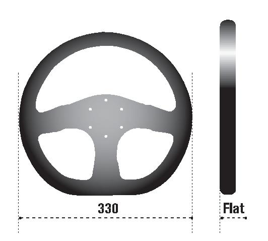 Sparco Steering Wheel Ring L360 Leather Black (015TRGL1TUV) - photo 3