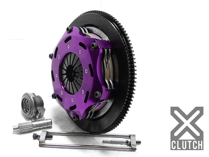 XCLUTCH 1997 Mitsubishi Lancer EVO IV 2.0L 7.25in Twin Solid Ceramic Clutch Kit