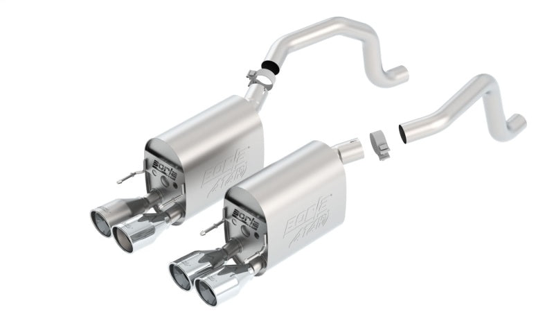 Borla 2009-2012 Chevrolet Corvette C6 Coupe/Convertible 6.2L 8cyl Aggressive ATAK Exhaust - photo 3