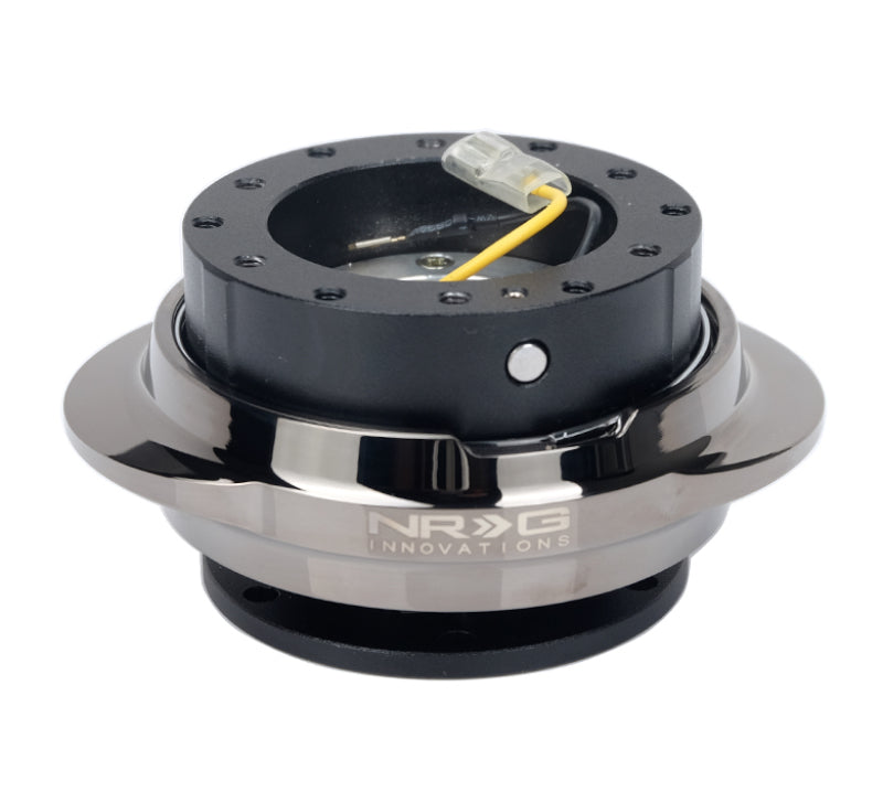 NRG Quick Release Kit - Black Body/ Black Chrome Oval Ring (SRK-220BKC) - photo 2