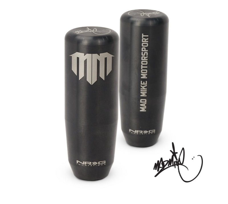 NRG Universal Shift Knob - Heavy Weight - Mad Mike Signature Short Shifter - Black Chrome (SK-450BC-MM)